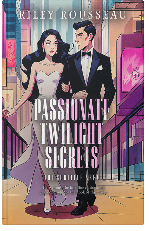 Front view of Premade Romance Book Cover - Eunry