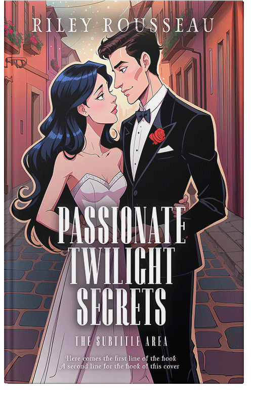 Front view of Cameo #15303 - Premade Romance Book Cover