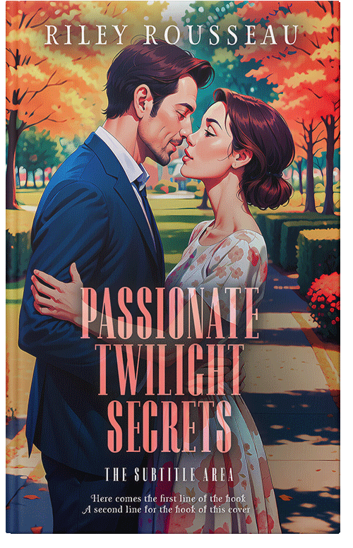 Front view of Burning Sand #15304 - Premade Romance Book Cover