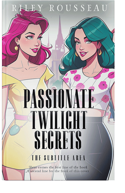 Front view of Westar #15306 - Premade Romance Book Cover