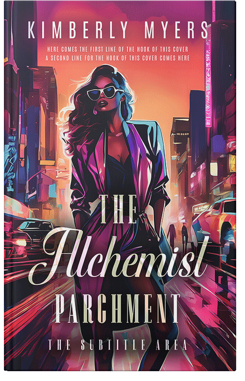 Front view of Tonys Pink #15307 - Premade Fantasy Book Cover