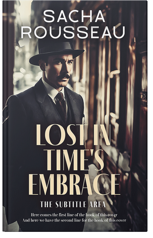 Front view of Akaroa #15323 - Premade Historical Book Cover