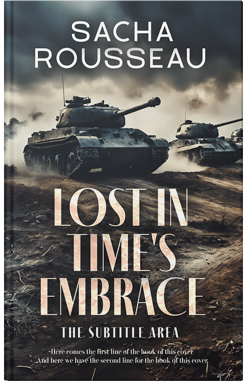 Front view of Shark #15326 - Premade Historical Book Cover