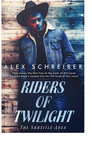 Pre Made Book Cover Swirl