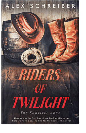 Pre Made Book Cover Thunder