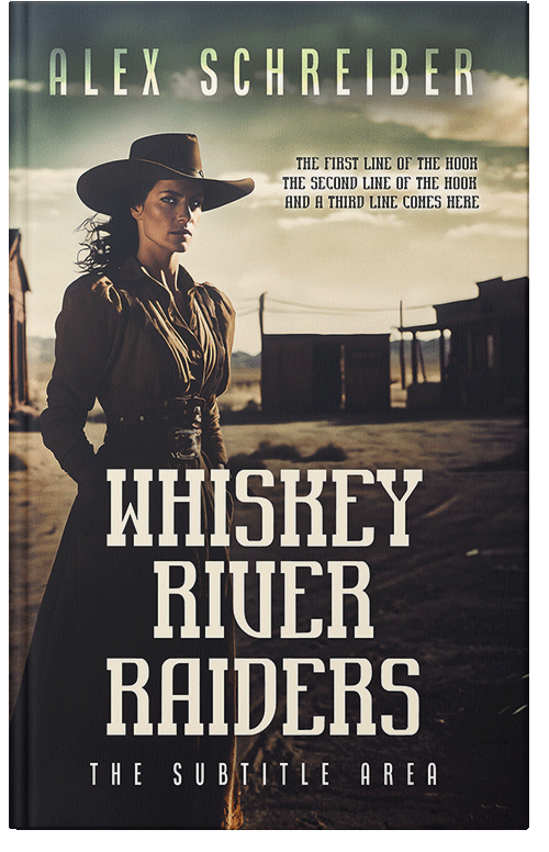 Front view of Dune #15342 - Premade Action & Adventure Book Cover