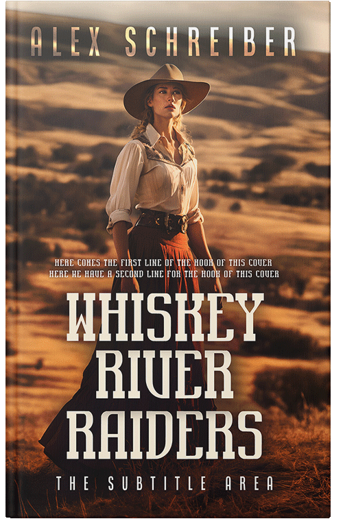 Front view of Bistre #15343 - Premade Action & Adventure Book Cover