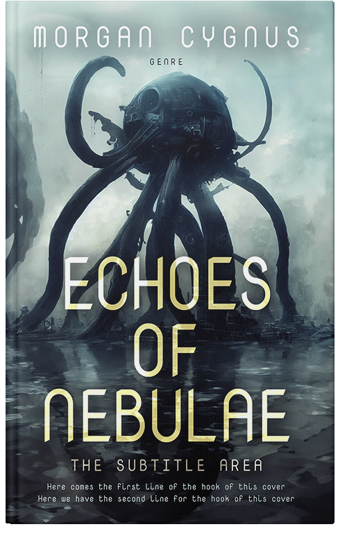 Front view of Premade Science Fiction Book Cover - Tasman