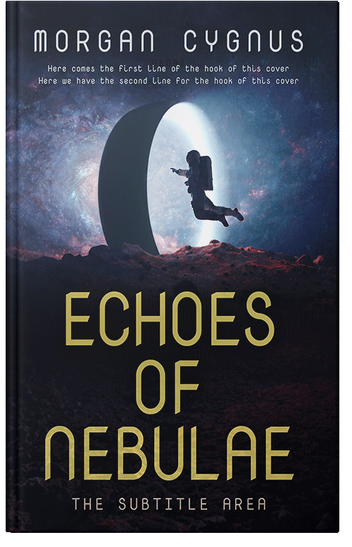 Front view of Eagle #15350 - Premade Science Fiction Book Cover