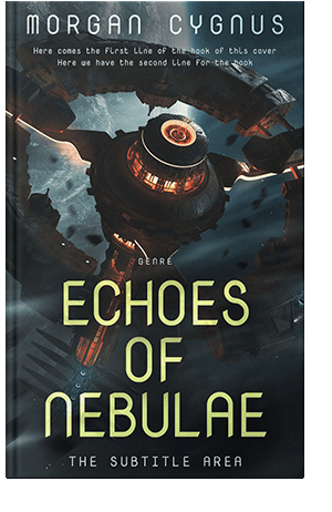 Pre Made Book Cover Outer Space