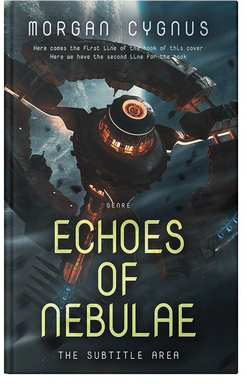 Front view of Premade Science Fiction Book Cover - Outer Space