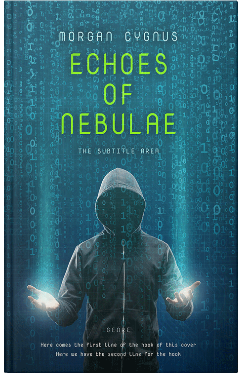 Front view of Premade Mystery & Thriller & Suspense Book Cover - Chathams Blue