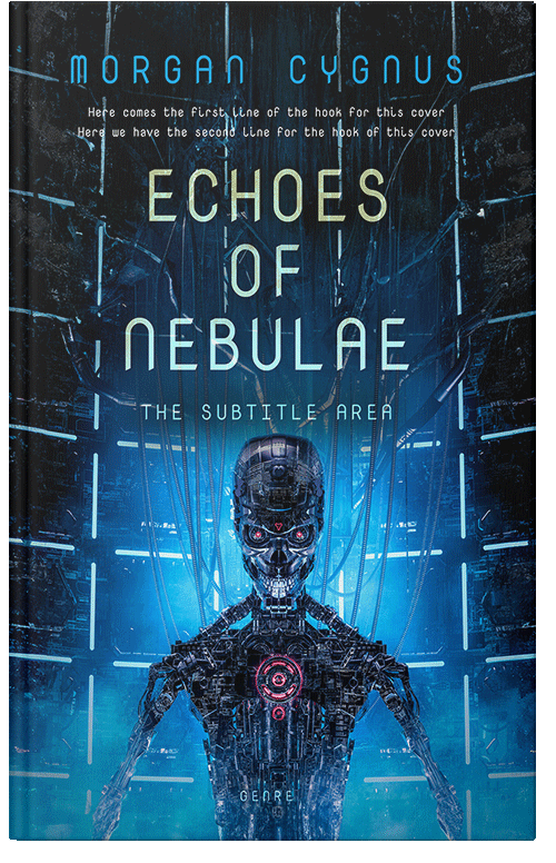 Front view of Black Pearl #15361 - Premade Science Fiction Book Cover