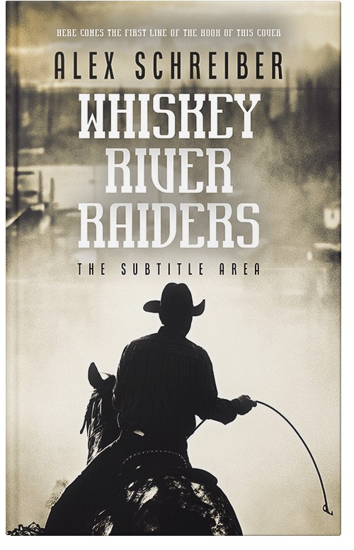 Front view of Premade Action & Adventure Book Cover - Mine Shaft