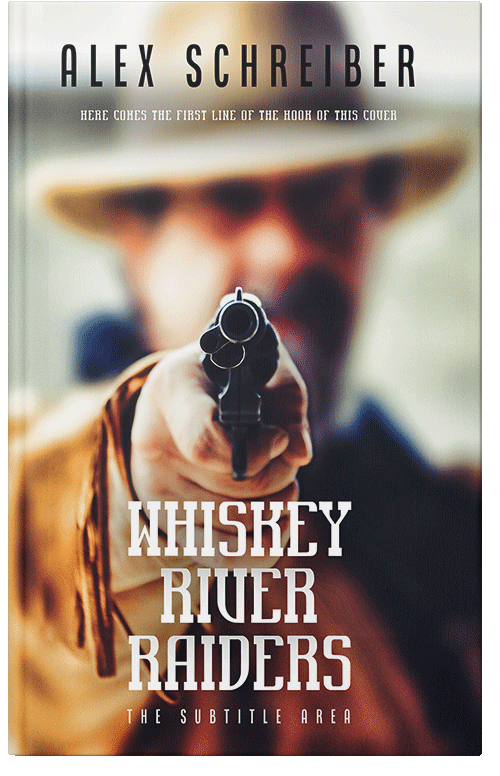 Front view of Premade Action & Adventure Book Cover - Akaroa