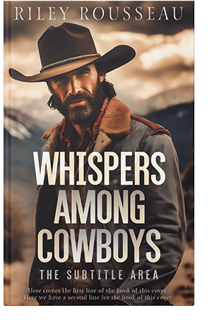 Pre Made Book Cover Taupe