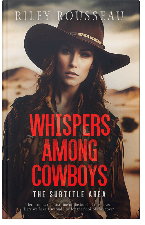 Front view of Premade Mystery & Thriller & Suspense Book Cover - Cocoa Brown