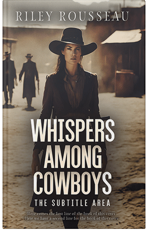 Pre Made Book Cover Taupe