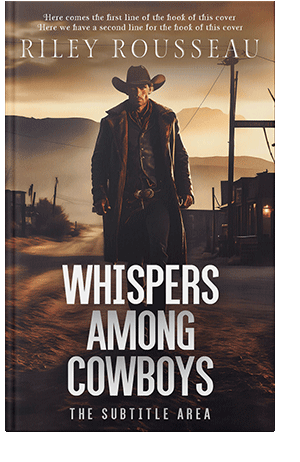 Pre Made Book Cover Cocoa Brown