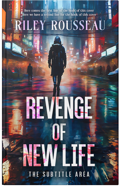 Front view of Charade #15398 - Premade Science Fiction Book Cover