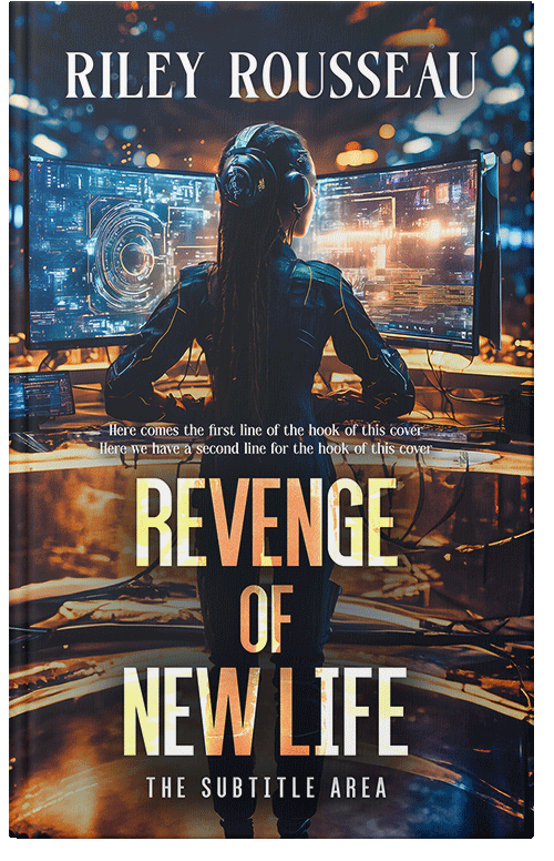 Front view of Straw #15400 - Premade Science Fiction Book Cover