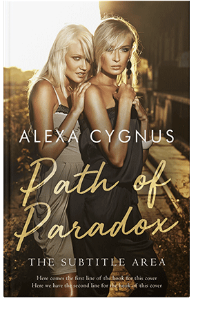 Pre Made Book Cover Tan