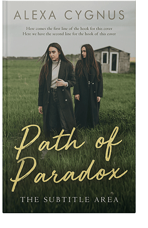 Pre Made Book Cover Ash