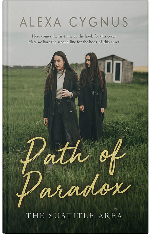 Front view of Premade Romance Book Cover - Ash