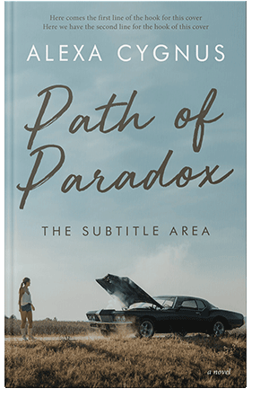 Pre Made Book Cover Tower Gray