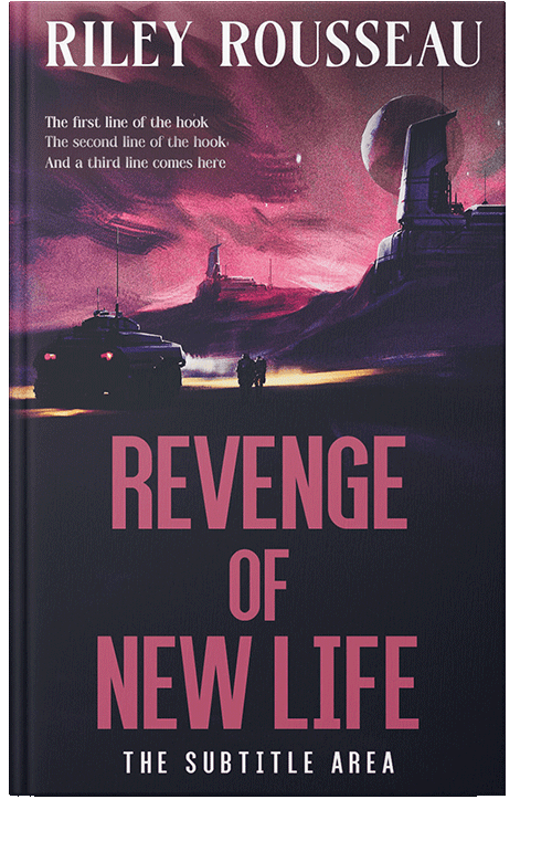 Front view of Charm #15437 - Premade Science Fiction Book Cover