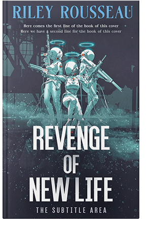 Pre Made Book Cover Bright Gray