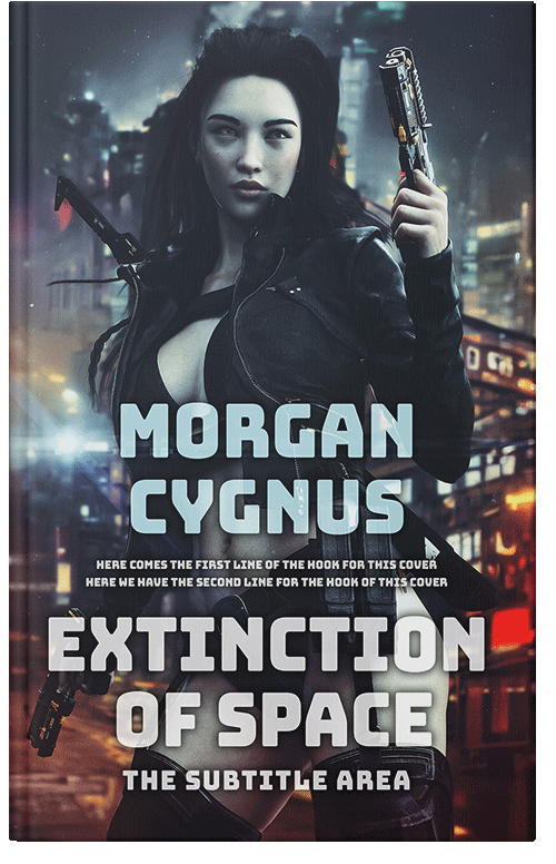 Front view of Pumice #15440 - Premade Science Fiction Book Cover