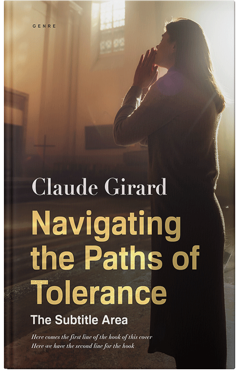 Front view of Tan #15447 - Premade Health & Mind & Body Book Cover