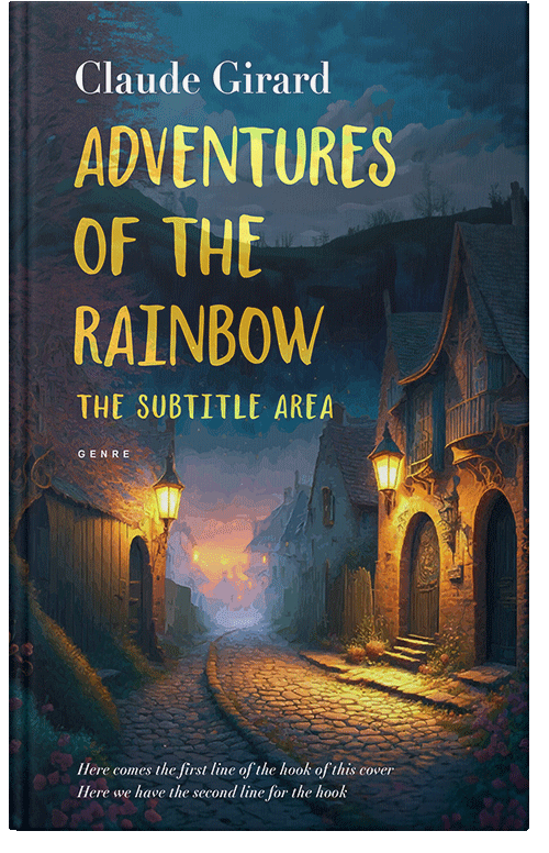 Front view of Premade Fantasy Book Cover - Ebony Clay