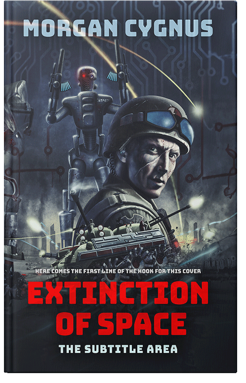 Front view of Charade #15473 - Premade Apocalyptica Book Cover