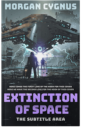 Pre Made Book Cover Outer Space