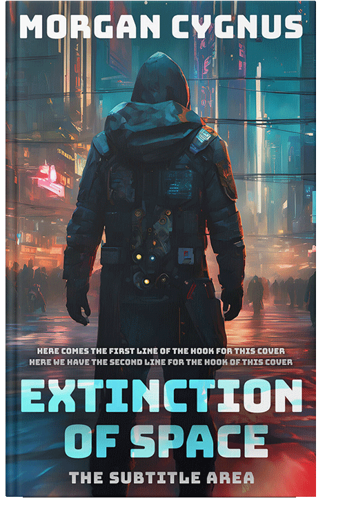 Front view of Outer Space #15476 - Premade Science Fiction Book Cover | BookCoverZone