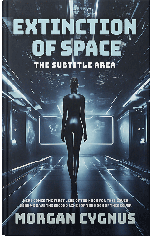 Front view of Mirage #15480 - Premade Science Fiction Book Cover