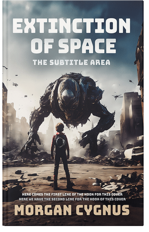 Front view of Tuna #15481 - Premade Science Fiction Book Cover