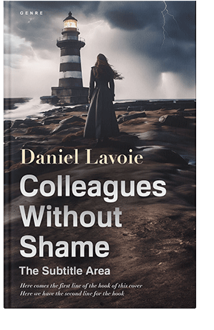 Pre Made Book Cover Thunder