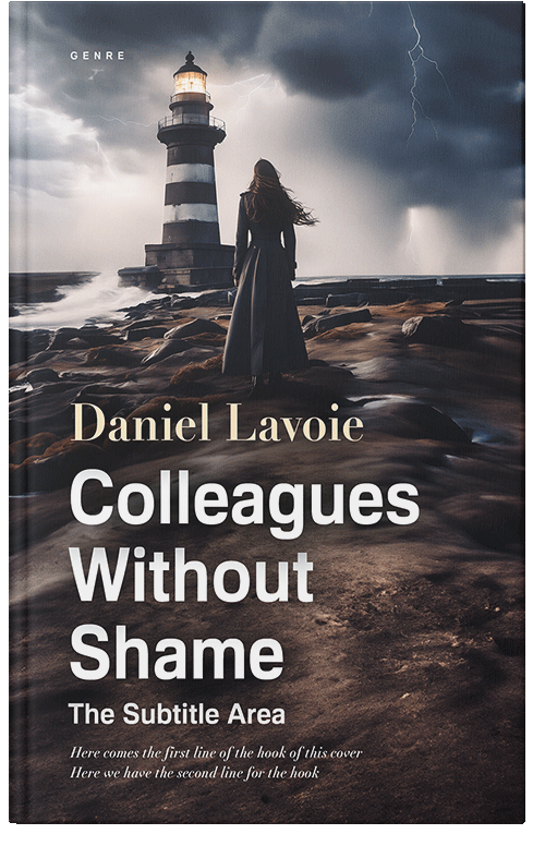 Front view of Thunder #15484 - Premade Romance Book Cover