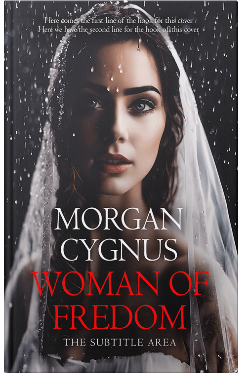 Front view of Clam Shell #15502 - Premade Mystery & Thriller & Suspense Book Cover