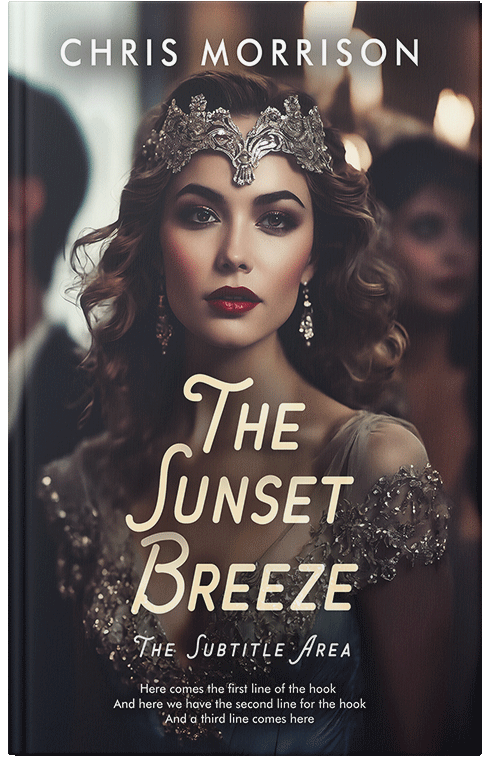 Front view of Thunder #15504 - Premade Romance Book Cover