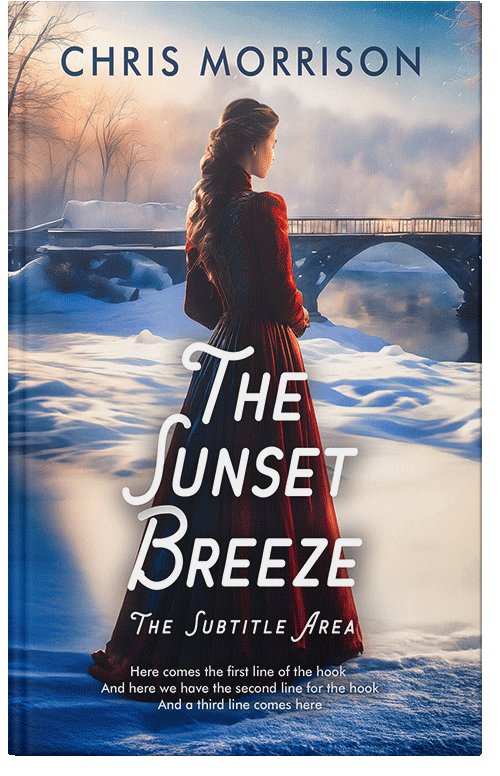 Front view of Silver Rust #15506 - Premade Literary Fiction Book Cover