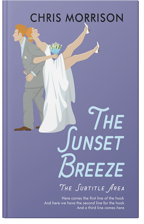 Front view of Wild Blue Yonder #15508 - Premade Romance Book Cover