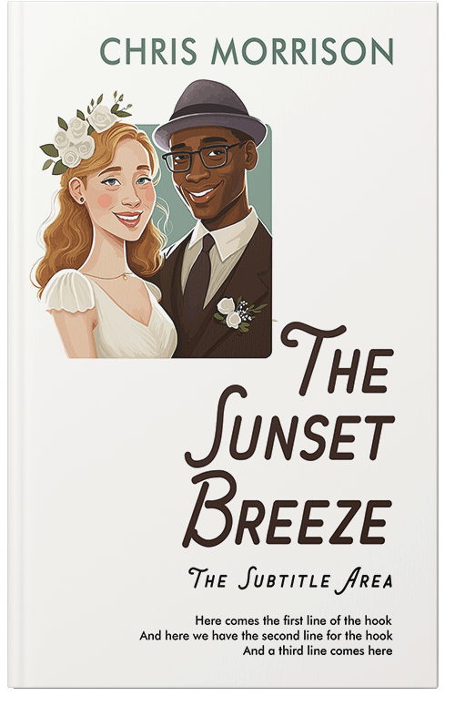 Front view of Premade Romance Book Cover - Bistre