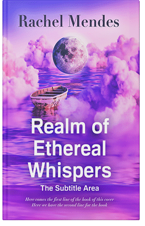 Pre Made Book Cover Lavender