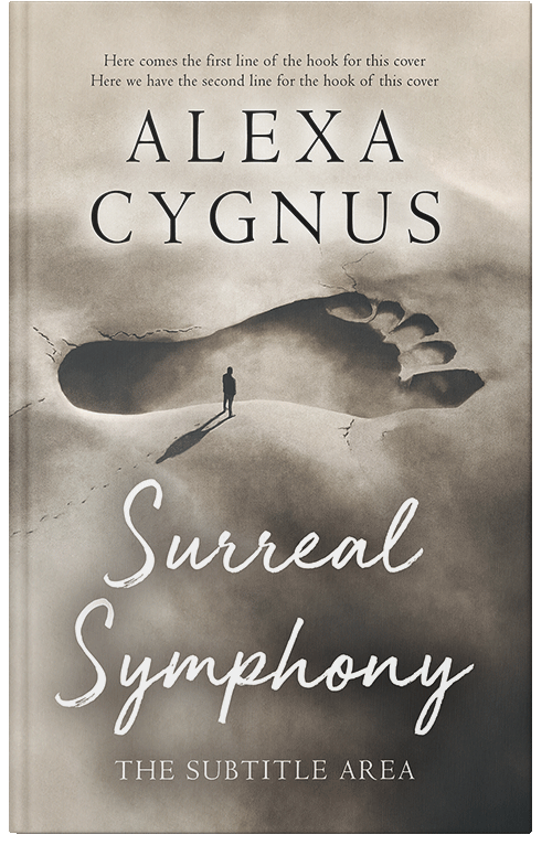 Front view of Nomad #15534 - Premade Abstract Book Cover