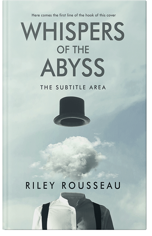 Front view of Nebula #15551 - Premade Abstract Book Cover