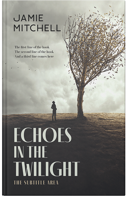 Front view of Kangaroo #15564 - Premade Abstract Book Cover